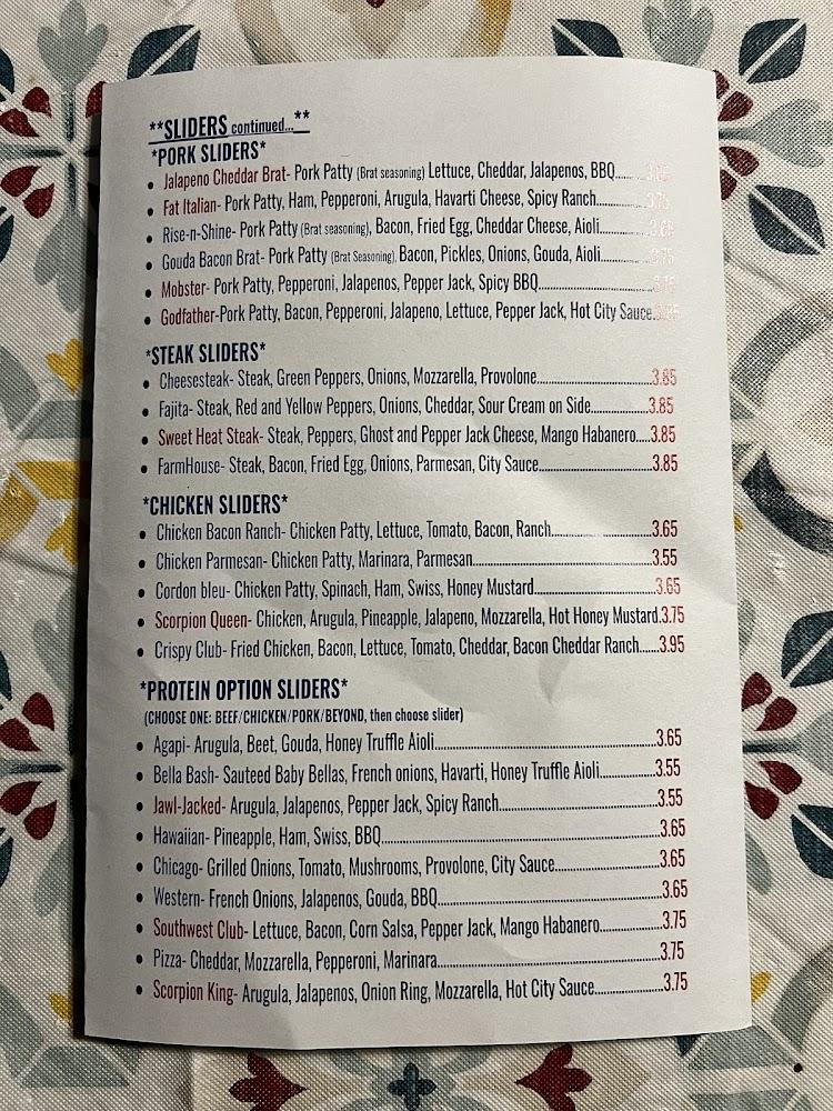 Bravo Sliders-N-Bites Menu image 2