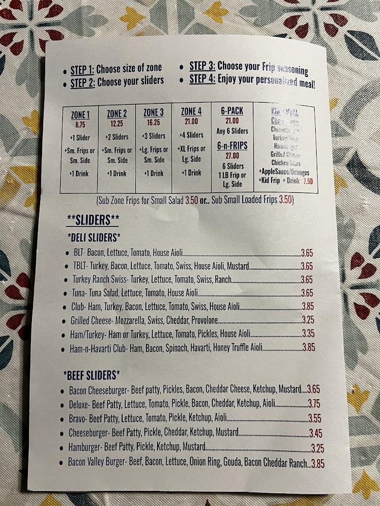 Bravo Sliders-N-Bites Menu image 3